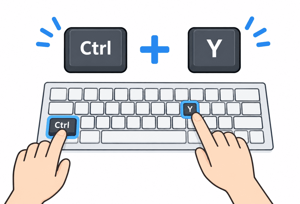 Ctrl+Y